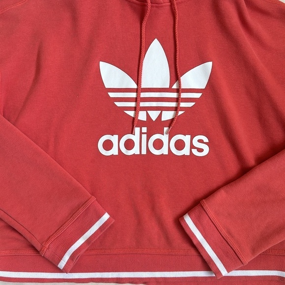 ADIDAS Trefoil Active Icon Cropped Hoodie - Picture 5 of 9